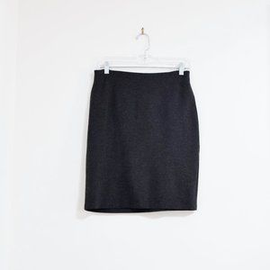 GRACE Stretchy Charcoal Grey Pencil Skirt | Size 6